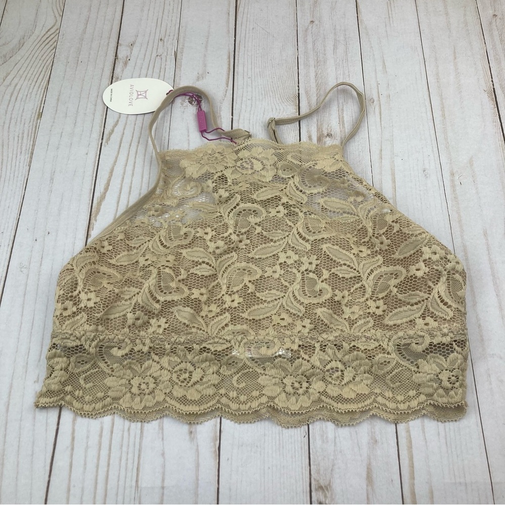 NWT Avidlove Bralette Beige S  E020